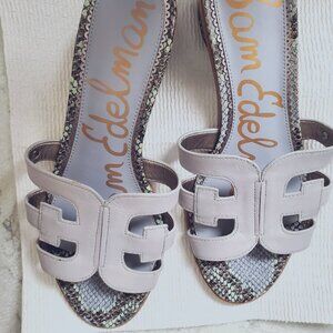 WOMENS SAM EDELMANS SIZE 9 SLIP ON SANDALS